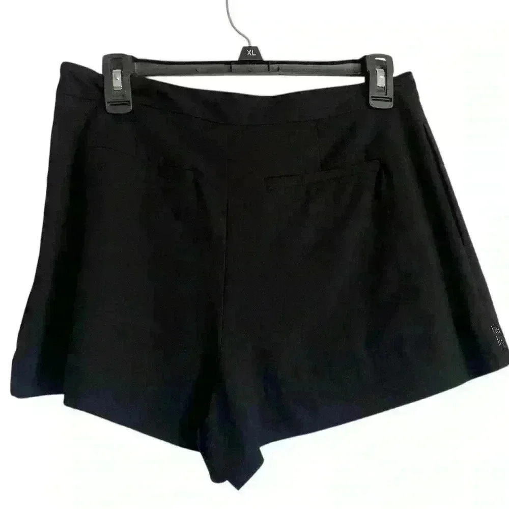L'AGENCE PLEATED CREPE SHORTS US size 10‎ - Picture 4 of 12